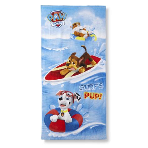 paw patrol towels|personalized beach towel paw patrol.